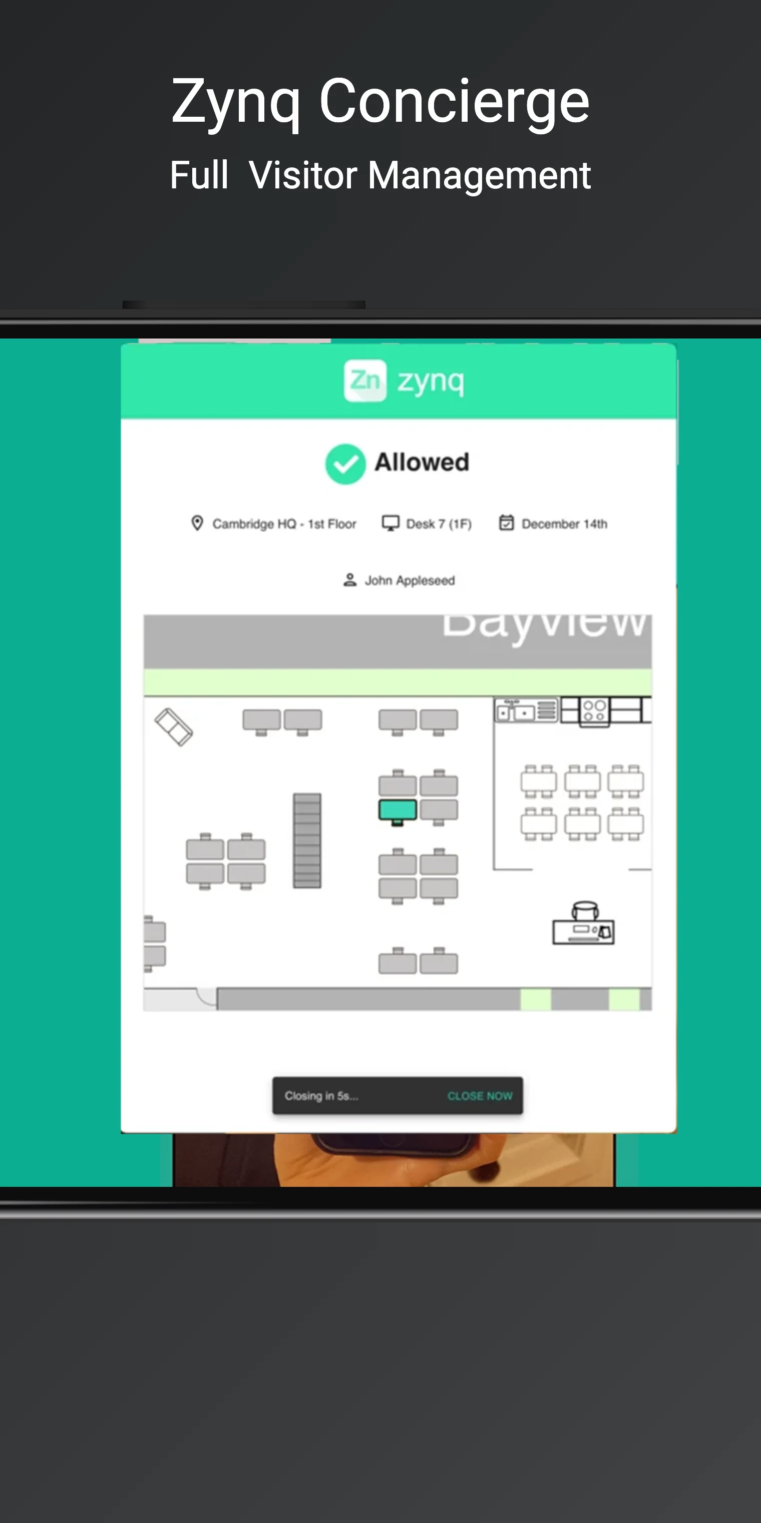 Zynq Concierge screenshot